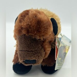Queen Of Slot Buffalo Gambler Plush  Bison Brown 7"